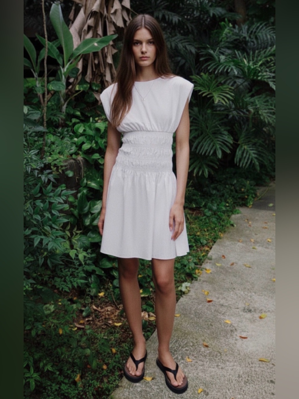 ZARA Combination Poplin Dress